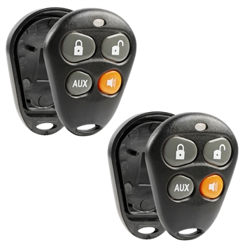 2 New Just the Case Keyless Entry Remote Key Fob Shell for Viper EZSDEI474V Aftermarket