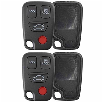 2 New Just the Case Keyless Entry Remote Key Fob Shell for Volvo (HYQ1512J)