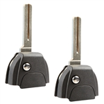 2x Remote Fob Flip Key Top Head Blade Uncut Replacement for Volvo (LQNP2T-APU)