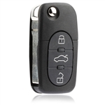 New Keyless Entry Remote Flip Key Fob for 1998-2001 Volkswagen Beetle Cabrio Golf Jetta Passat (HLO1J0959753F)