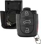 New Just the Case Keyless Entry Remote Key Fob Shell for 1998-2001 Volkswagen Beetle Cabrio Golf Jetta Passat (HLO1J0959753F)