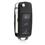New Keyless Entry Remote Flip Key Fob for VW Rabbit Jetta Gti Eos (NBG010180T)