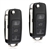 2 New Keyless Entry Remote Flip Key Fob for VW Rabbit Jetta Gti Eos (NBG010180T)