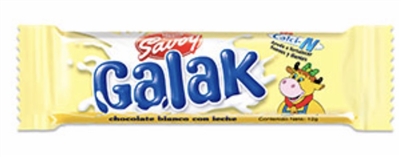Galak Chocolate Blanco con Leche Savoy 30g x 12