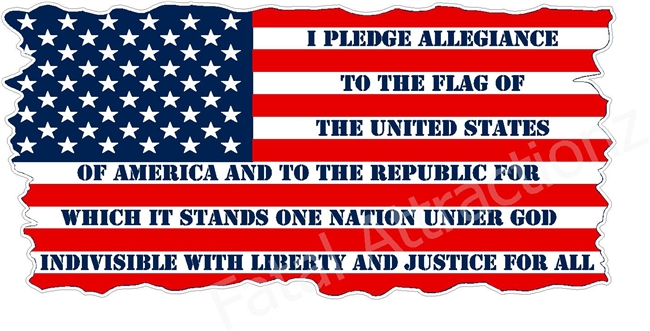 American Flag Pledge of Allegiance