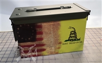 Betsy Ross Declaration Gadsden Flag Ammo Can Wrap pair