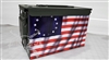 Betsy Ross Wavy American Flag Ammo Can Wrap