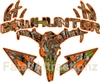 Camo Orange Bowhunter Deer Skull S4 Arrows