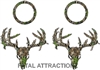 Camo Zombie Deer Skull Cornhole Pack