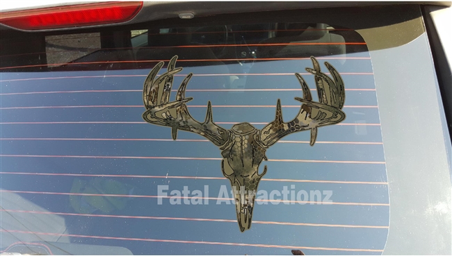 Chameleon Camo Deer Skull S4