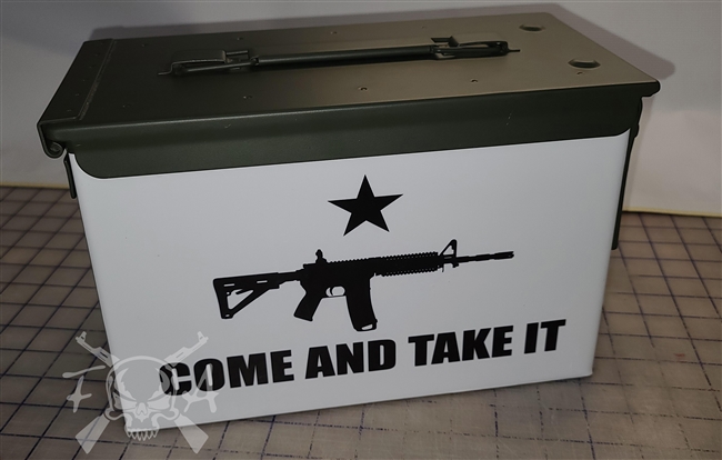 Come and Take it Flag Ammo Can Wrap pair