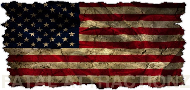 Distressed American Flag