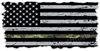 Distressed American Flag Thin Camo Line