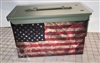 Distressed American Flag Ammo Can Box Wrap pair