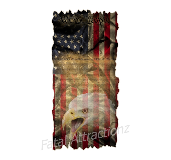 Distressed We The People American Flag