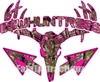 Hot Pink Camo Bowhuntress Deer Skull S4 Arrows