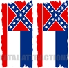 Mississippi Flag Cornhole Cover