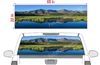 Mountain Lake See Thru Window Wrap 22"x68"