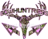 Pink Camo Bowhuntress Deer Skull S4 Arrows