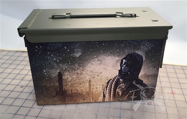 SHTF Gas Mask Ammo Can Box Wrap Set