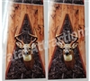 Woodland Camo Boards Deer Head Cornhole Cover Wrap