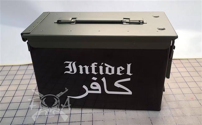 Infidel Flag Ammo Can Box Wrap Set