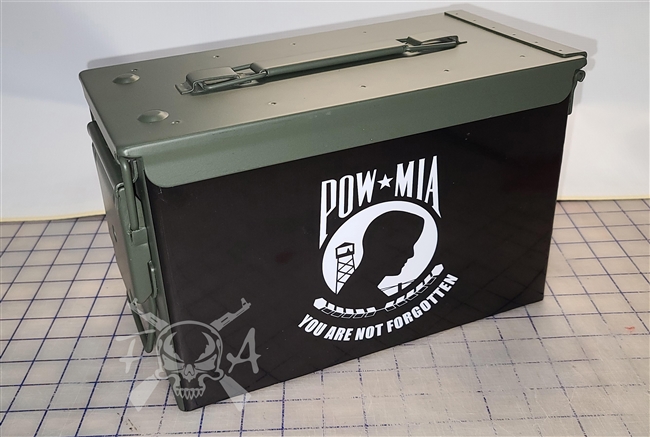 POW MIA Flag Can Box Wrap Set