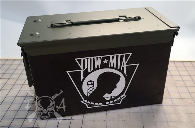 POW MIA Keystone Flag Can Box Wrap Set