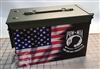 Ripped American Flag POW MIA Ammo Can Box Wrap Set