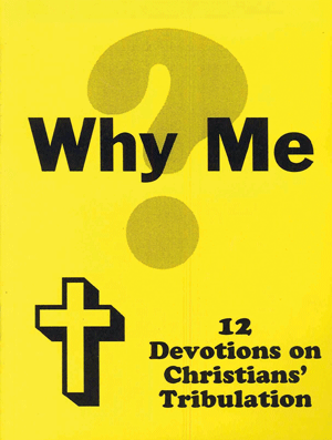 Why Me
by K.K. Miller
The devotions may be read singly, since each one is a unit, or they may be read together to gain a broad perspective on the problem of suffering, as the Word of God is applied to its various facets.