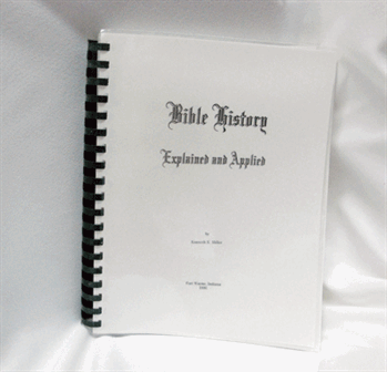 Bible History - Explained and Applied by K.K. Miller

“Each Bible story is explained and applied in a sermon, and each sermon is complete on one sheet of paper.”