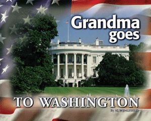 Grandma Goes To Washington
by A. Wingfield
A book that follows the travels of one grandmother who takes a trip to the nation’s capitol where she takes her grandchildren to see places such as the capitol building, the White House, and the Lincoln