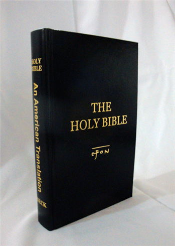 An American Translation - Bible - Reprinting of 4th Edition
Beck
Black Hardcover Bible