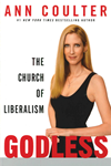 Godless – The Church of Liberalism By Anne Coulter
Fearlessly confronting the high priests of the Church of Liberalism and ringing with Coulter's razor-sharp wit, Godless is the most important and riveting book yet from one of today's most lively