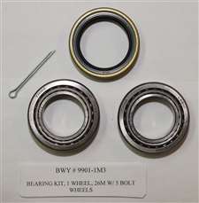 BEARING KIT, 1 WHEEL, 26M W/ 5 BOLT WHEELS