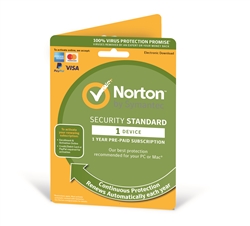 Norton Security Standard 2023 1 Device and 1 Year Subscription PC/Mac/iOS/Android Retail