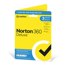 Norton 360 Deluxe 2023 3 Device and 1 Year Subscription PC/Mac/iOS/Android Retail