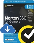 Norton 360 Gamer Deluxe 2024 3 Device 1 Year Subscription PC/Mac/iOS/Android Download