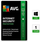 AVG Internet Security 2024 1 PC 1 Year Licence Download