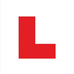 2 X Learner Driver Magnetic L Plates for a Car