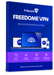 F-Secure Freedome VPN Online Privacy Protection Mobile 3 Device 1 Year Licence