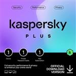 Kaspersky Plus Internet Security 2024 1 Device 1 Year Antivirus PC/Mac/Android Download