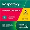Kaspersky Internet Security 2024 3 Device 1 Year Antivirus PC/Mac/Android UK Download