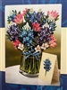 Blue Bonnets - Life Sized Pop-up Flower Bouquet
