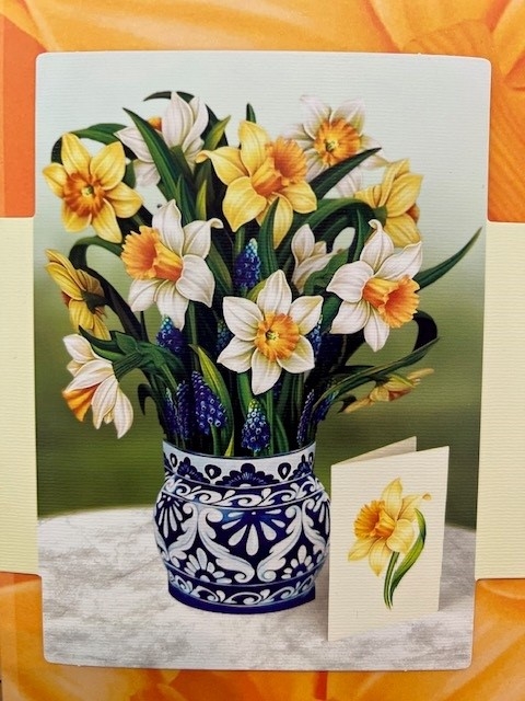English Daffodils- Life-Sized Pop-Up Flower Bouquet