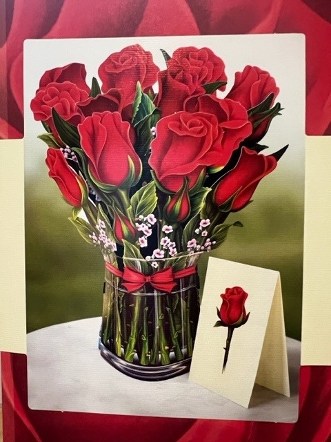 Red Roses - Life-Sized Pop-up Flower Bouquet
