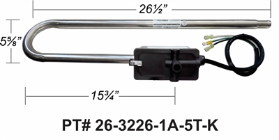 Sundance Jacuzzi 26-3226-1A-5T-K 6500-063 4.0kW Low Flow Heater 240V, 2632261A5TK