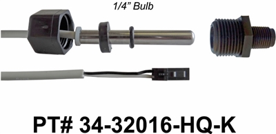 ONE (1) Balboa Temperature Sensor Replacement 34-32016-HQ-K 24" for High Limit or Temperature