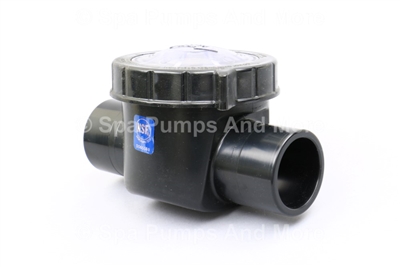 One Way Water Check Valve 1-1/2" Socket/2" Spg connections Waterway 600-7030 CPVC, 6007030