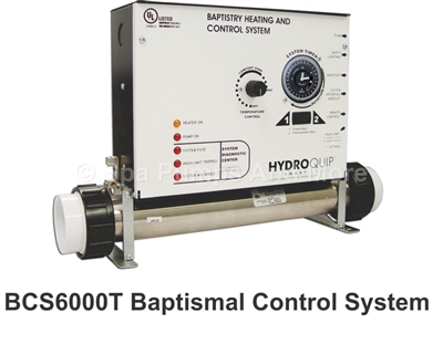 BCS6000T-U Baptismal Control with 5.5kW Heater BCS-6000T-U Hydroquip Baptistry Heater with Timer